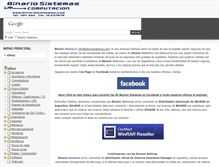 Tablet Screenshot of binariosistemas.com